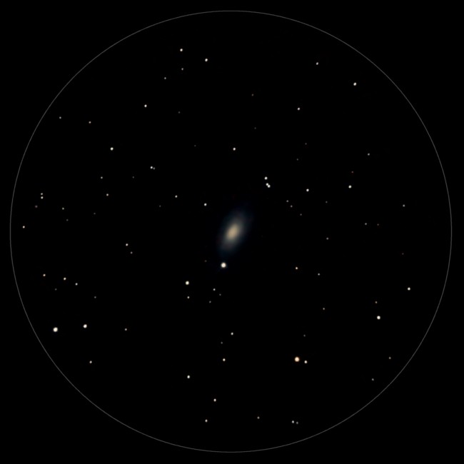 Beobachtung Sonnenblumengalaxie Messier 58