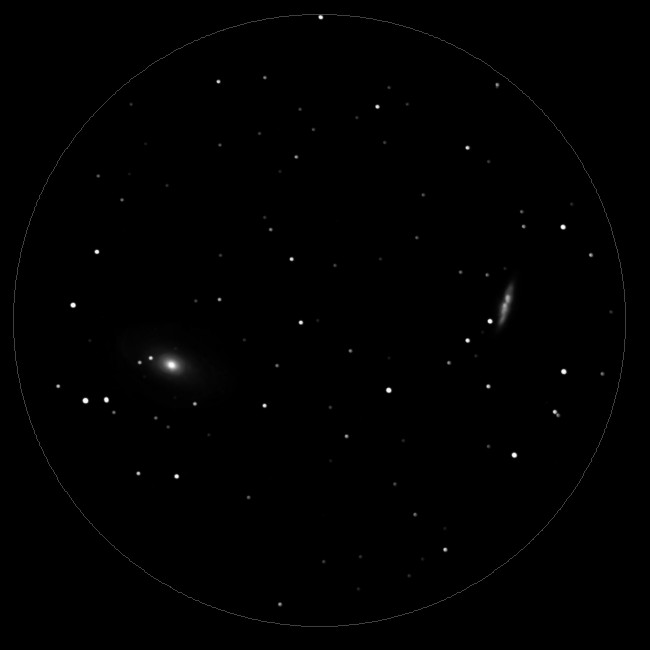 Bode-Nebel Messier 81 und M 82