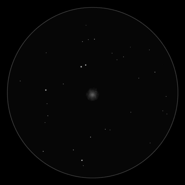 Beobachtung des Kugelsternhaufens Messier 53