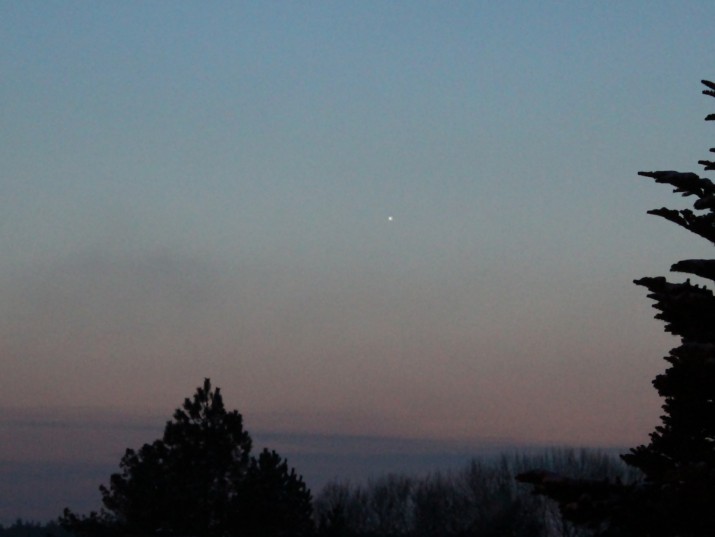 Beobachtung von Merkur im Februar 2013