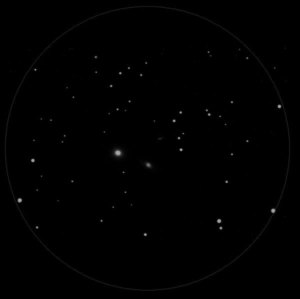 Beobachtung Galaxie M105