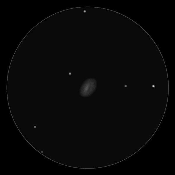 Beobachtung Black Eye Galaxie Messier 64